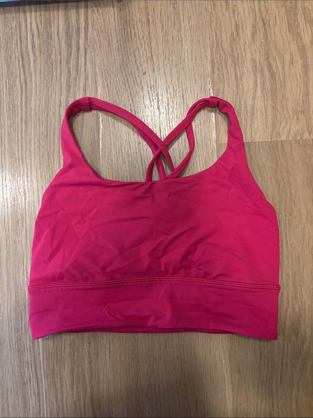 Lululemon Long Line Energy Bra Sonic Pink